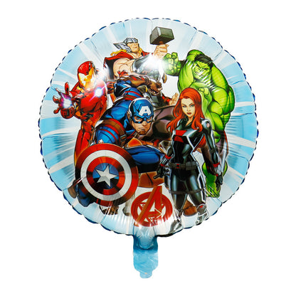 Superhero Round Foil Balloons Party Decoration 50pcs 18 Inch 5