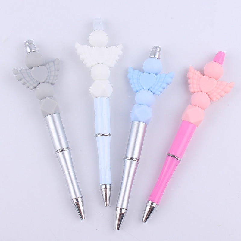 Angel Silicone Beaded Pens Handmade Gift Office School Supplies 2