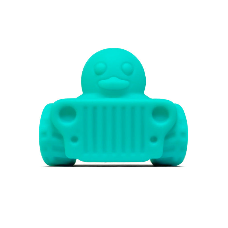 20Pcs Silicone 3D Focal Beads Tank Duck Front Facing Design 13