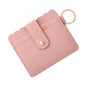 PU Leather Keychain Coin Purse Card Holder Compact Design 25