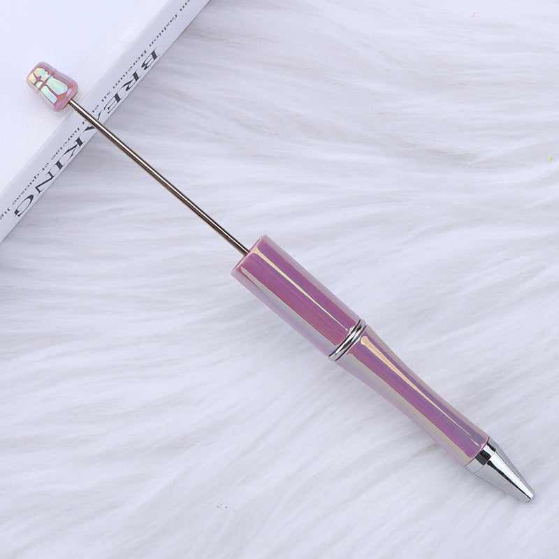 Handle Gradient Color Beadable Ballpoint Pens DIY Rainbow Opal Craft Supplies 15