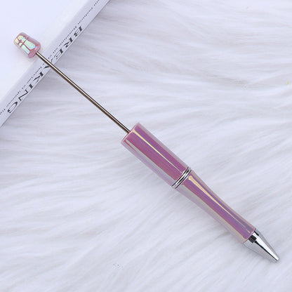 Handle Gradient Color Beadable Ballpoint Pens DIY Rainbow Opal Craft Supplies 15