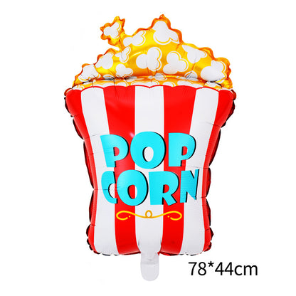 Food Theme Foil Balloon Set Birthday Party Decoration 50pcs 11