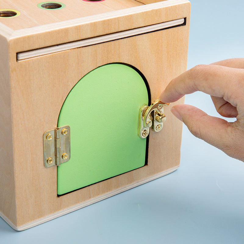 Wooden Fruit Matching Montessori Toys Educational Box for Kids 5