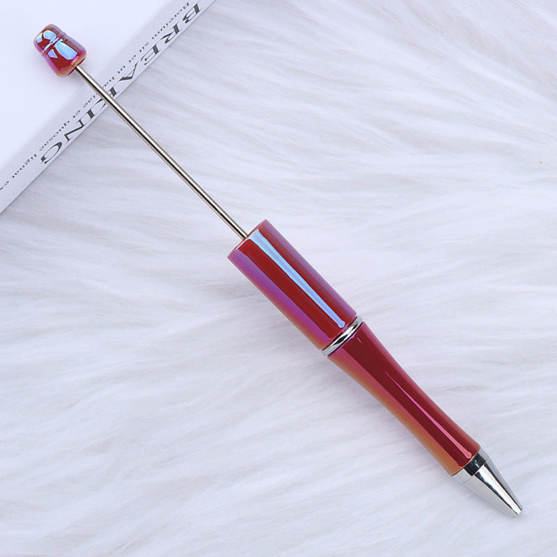 Handle Gradient Color Beadable Ballpoint Pens DIY Rainbow Opal Craft Supplies 14