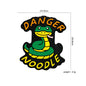 20Pcs Silicone Focal Beads Animal Snake With Danger Noodle Text 3