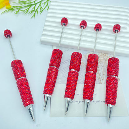 Full Solid Color Rhinestone Beadable Ballpoint Pens DIY Craft Supplies 7