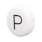 20pcs 12mm Silicone Letter Beads Alphabet Flat Round Single Letter 20