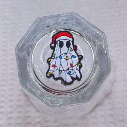 20Pcs Silicone Focal Beads Christmas Series Assorted Holiday Designs 14
