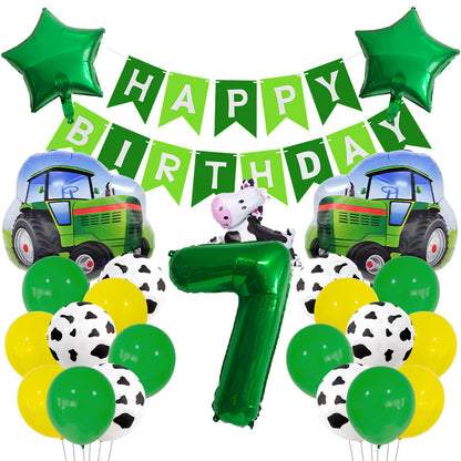 Cow Farm Foil Balloon Set Birthday Party Decoration 10