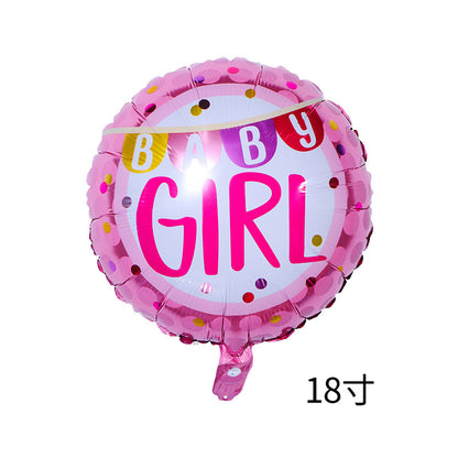 Gender Reveal Foil Balloon Set Baby Shower Party Decoration 50pcs 19