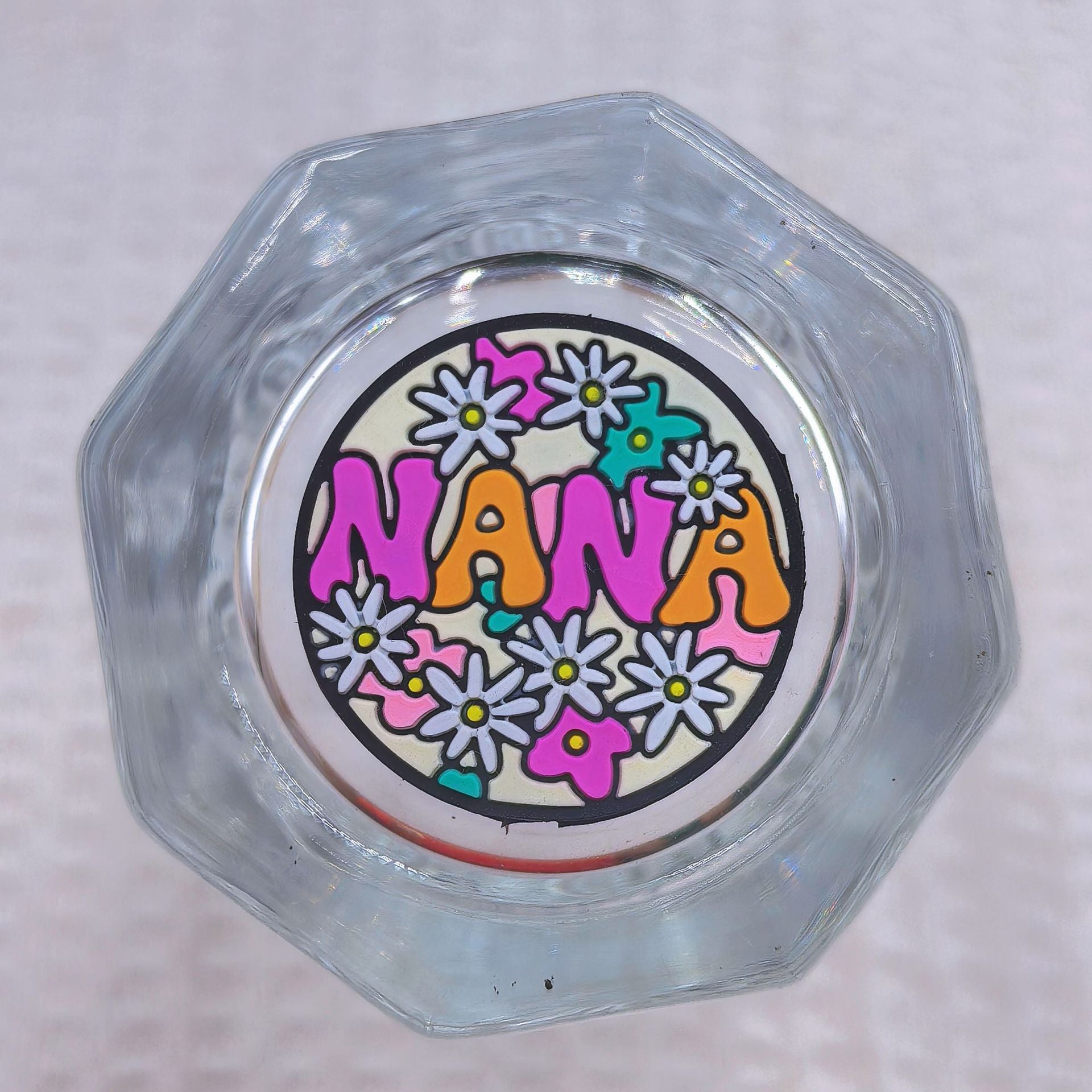 20Pcs Silicone Focal Beads Round Flower Nanan Design 6