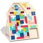 Wooden Tetris Montessori Toys Educational Puzzle for Kids