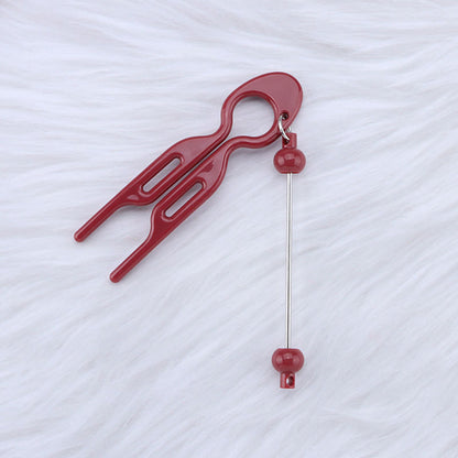 Beadable U Shaped Updo Resin Comb DIY Hair Accessory Craft Supplies 15