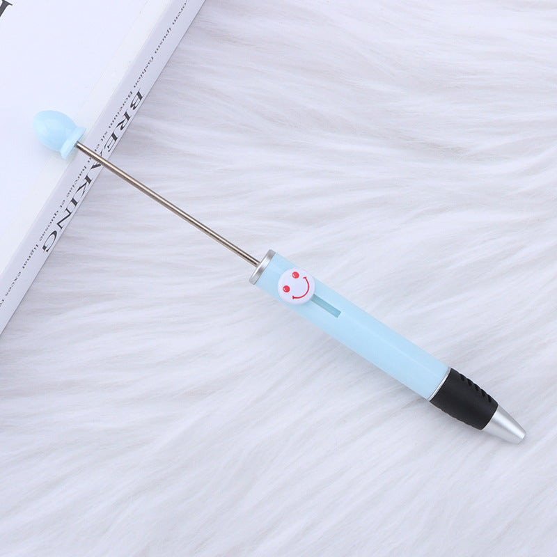 Creative Diy Printable Logo Happy Expression Plastic Beadable Ballpoint Pen 19
