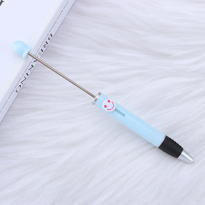 Creative Diy Printable Logo Happy Expression Plastic Beadable Ballpoint Pen 19
