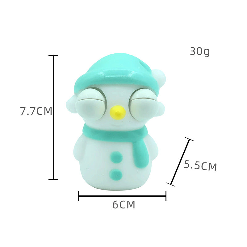 PVC Christmas Eyes Popping Out Squeeze Squishy Toy for Kids and Adults 4