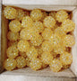 50pcs 14mm Rhinestone Beads Sparkling Decorative Beads 24