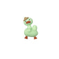20Pcs Silicone 3D Focal Beads Macaroon Color Duck Wearing Hat 12