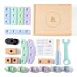 Wooden Nut Assembly Montessori Toys Fine Motor Skills Tool Box