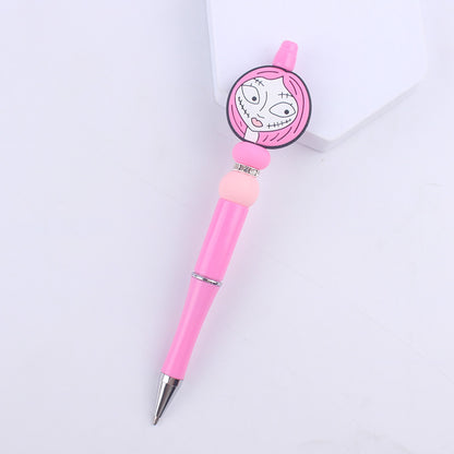 Cartoon Pattern Silicone Beaded Pens Handmade Novelty Pen Gift 9