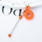 Beadable Tumbler Straw Holder Silicone DIY Accessory with Keychain Bar 10