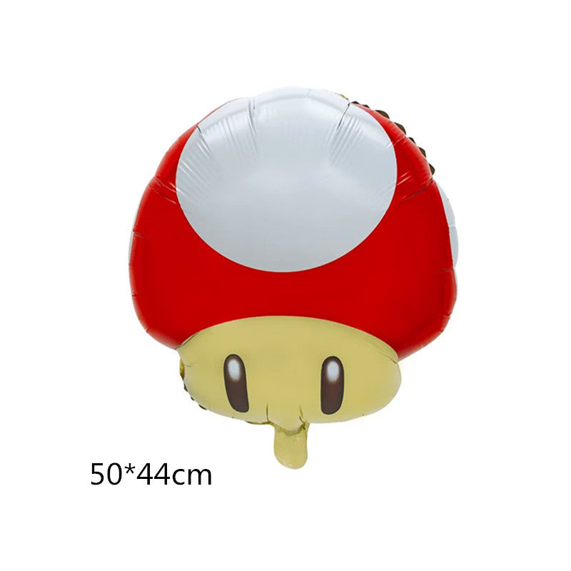 Super Mario Foil Balloons Party Decoration Set 5pcs 29