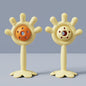 Silicone Baby Teething Toy Palm Ringing Teether for Infant 7