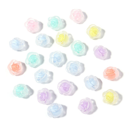 100 Pack Transparent Multi-Style Acrylic Beads Bracelet Accessories 82