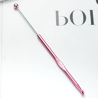 Beadable Crochet Hooks Metal DIY Craft Tool 3.0mm-6.0mm Sizes 21