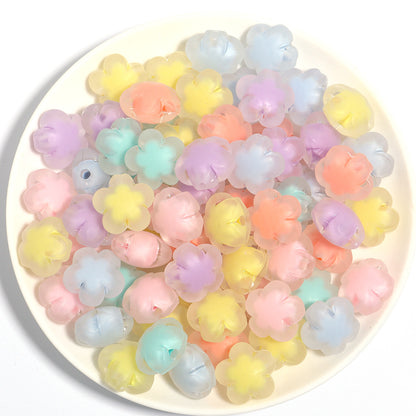 100 Pack Transparent Multi-Style Acrylic Beads Bracelet Accessories 54