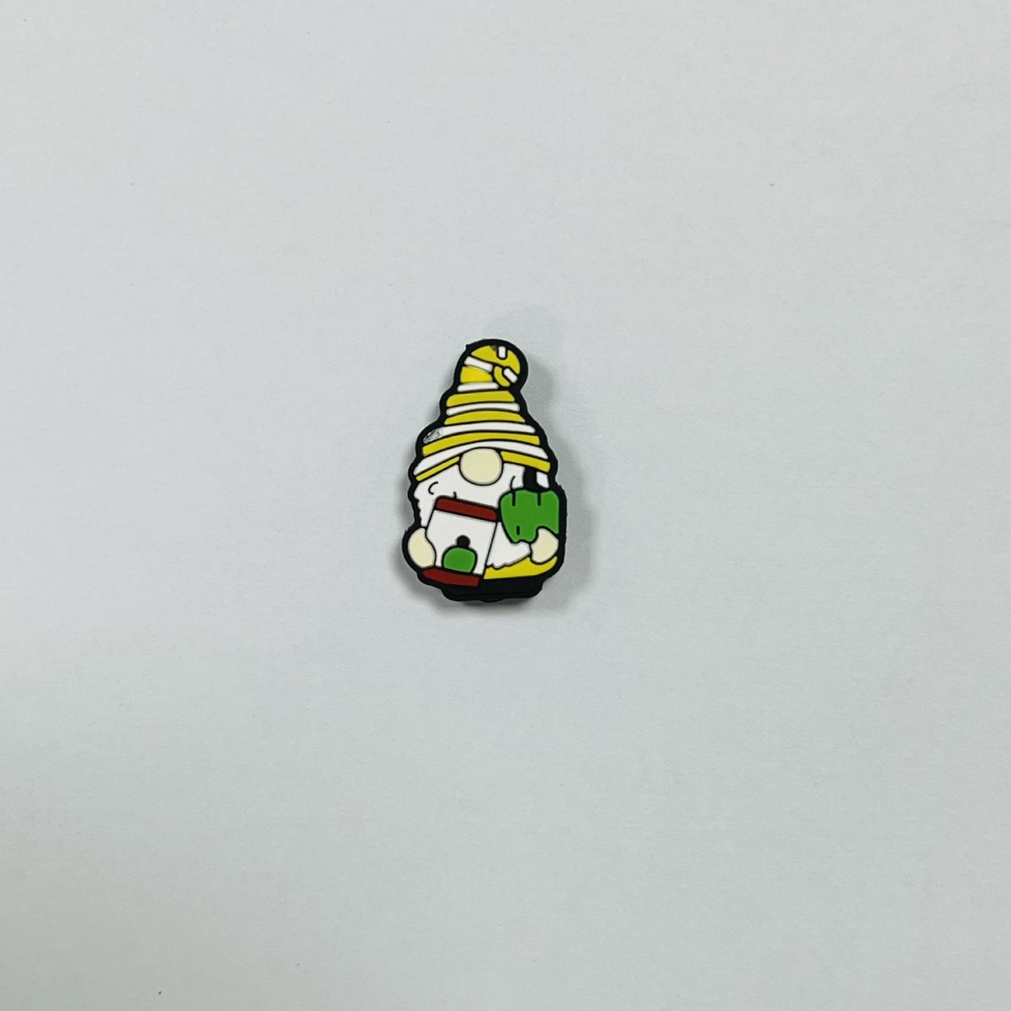 20Pcs Silicone Focal Beads Cartoon Dwarf Front Facing 18