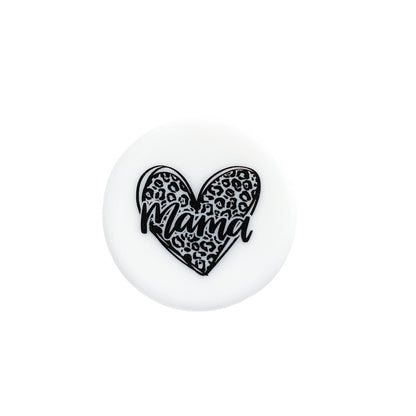 20pcs Silicone Focal Beads Animal and Nature Printing Designs 10