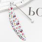 Halloween Christmas Feather Beadable Bookmark Metal DIY Craft Supplies 12
