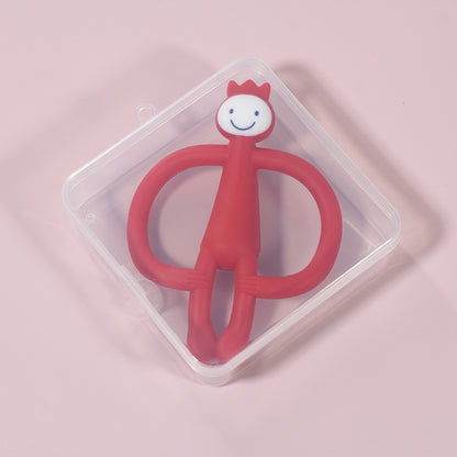 Crown Monkey Silicone Teething Toy for Baby 9