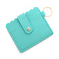 PU Leather Keychain Coin Purse Card Holder Compact Design 32