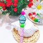 20Pcs Silicone Focal Beads Butterfly Cupcake Ice Cream Holding Sign Base 6