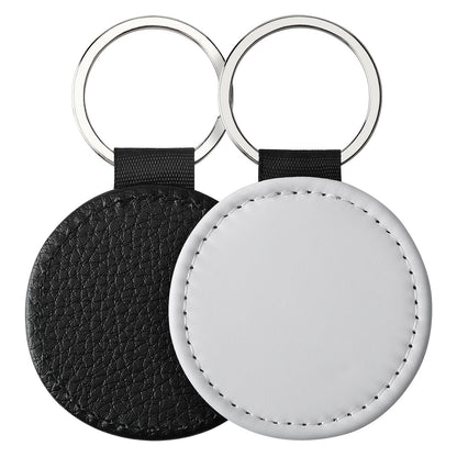 Sublimation Blank Leather Keychain Rectangular and Heart Shape 20