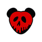 20Pcs Silicone Focal Beads Poison Apple Skull Face Design 5