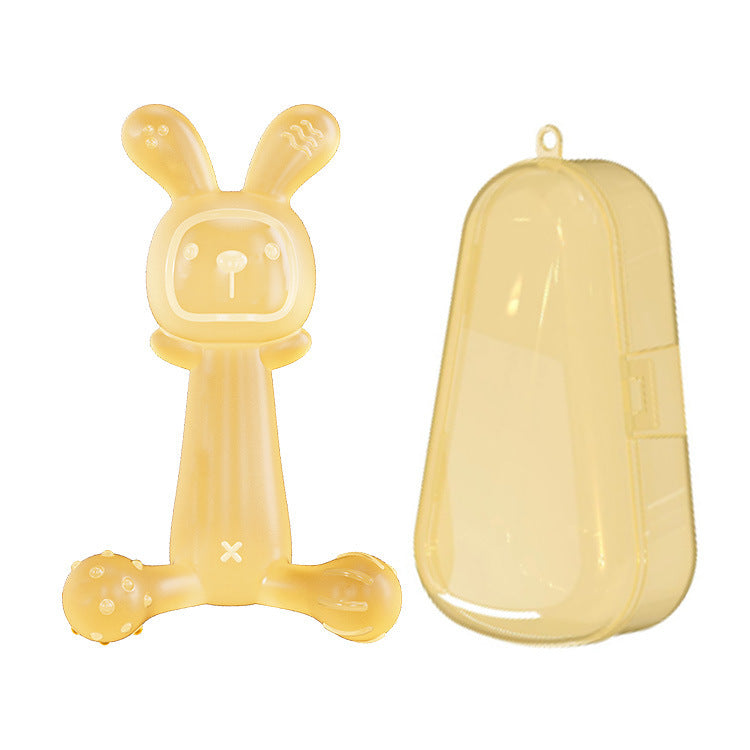 Silicone Rabbit Baby Teether Toy Set of 3 for Babies 8