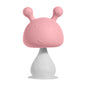 Silicone Mushroom Shaped Baby Teething Toy with Ringing Bell 6