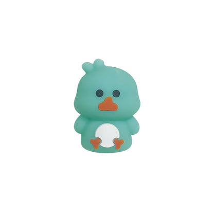 Silicone 3D Focal Beads Cartoon Chicken Side Profile 6