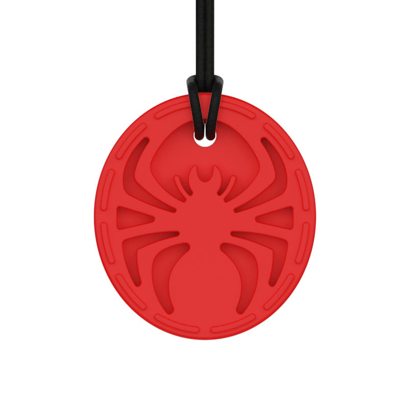 Silicone Spider Pendant Baby Sensory Teething Necklace 6