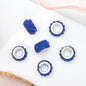 50pcs 12mm 3-Row Large Hole Rhinestone Spacer Beads DIY Jewelry Making 7