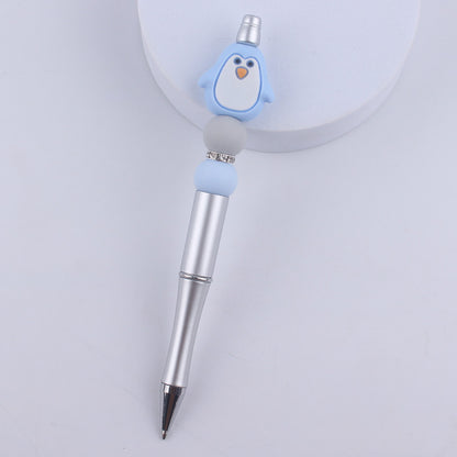 Animal Silicone Beaded Pens Handmade Novelty Ballpoint Pen Gift 22