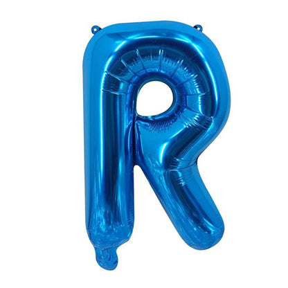 Blue Letter Foil Balloons Party Decoration 16 Inch 50pcs 20