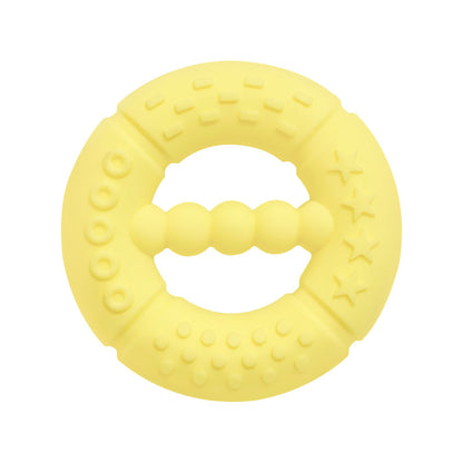 Silicone Baby Teething Ring Hand Grasping Teether Toy 9