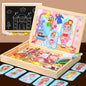 Wooden Magnetic Animal Double-Sided Drawing Board Montessori Toys 18
