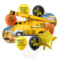 Excavator Foil Balloon Construction Party Decoration Set 11