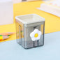 Cartoon Double Hole Manual Pencil Sharpener Plastic 4.8x4x4cm 11